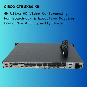 ระบบประชุมทางวิดีโอ CTS-SX80-K9 รุ่นใหม่ TelePresence SX80 60 กล้อง และระบบสัมผัส 10 จุด รุ่น CTS-SX80-IP60-K9 - Product Image 5