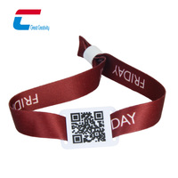 Pulsera RFID NFC en Oferta, 13.56MHz NTAG213/215/216, Tejida, Impermeable, para Pagos, Hotel, Brazalete