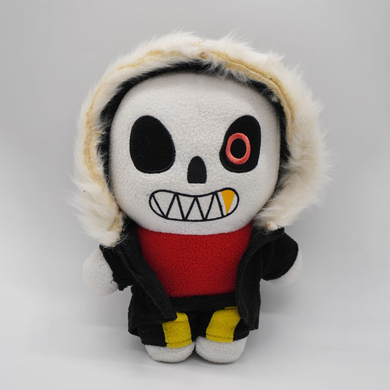 20-35cm-légende vêtements noirs et crâne blanc