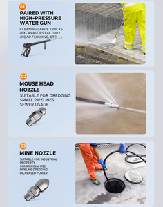 POHIR-1840D Jato De Limpeza De Drenagens De Esgoto Combustível Diesel Nova Condição para Uso De Cozinha Máquina De Limpeza De Tubulação - Product Image 4