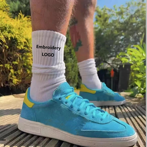 Bán Buôn 6 Cặp Người Đàn Ông Của Chất Lượng Cao Thêu Crew Vớ Thời Trang Giản Dị Thể Thao Dày Dưới Khăn Tùy Chỉnh Cotton Vớ Thể Thao - Product Image 5