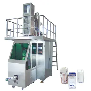 Máquina de llenado de cartón de ladrillo aséptico para zumo, para 125ml, 200ml, 250ml, 500ml