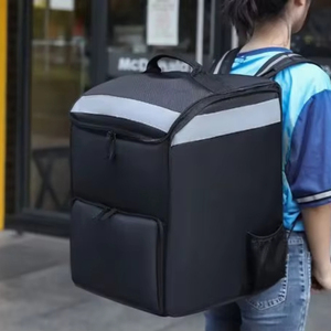 Muestra Gratuita: Mochila Térmica para Reparto de Pizza, Bolsa Aislante para Comida a Domicilio, con Cierre de Cremallera, Portátil - Product Image 1