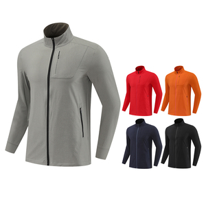 Cortavientos de nailon con logotipo personalizado, ropa de calle, trajes vintage de dos piezas para correr, conjunto cortavientos con cremallera completa para hombre - Product Image 2