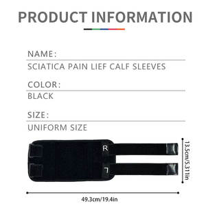 Almohadillas de pierna duraderas para aliviar el <span class=keywords><strong>dolor</strong></span> de <span class=keywords><strong>ciática</strong></span> ajustables reactivas mejoradas para aliviar el <span class=keywords><strong>dolor</strong></span> de espalda inferior máximo con férulas - Product Image 4