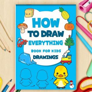 หนังสือวาดภาพสำหรับเด็กเริ่มต้น สำหรับเด็กวัยหัดเดิน เด็กอนุบาล หนังสือระบายสีแบบขั้นตอนต่อขั้นตอน กระดาษระบายสีกูอาช 32 หน้า - Product Image 2