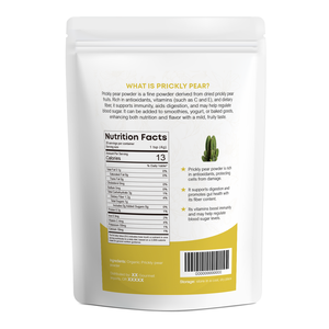Premium Dikenli Armut Tozu (Opuntia Ficus-indica) Dondurarak Kurutulmuş C Vitamini Polifenoller Sağlık Gıda Sınıfı ISO9001/Halal/Kosher - Product Image 3