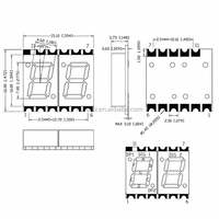 Ultra Bright 0.28 Inch 2 Digits Red 7 Segment Led Display Digital Tube 2822ar for Diy Electronics Arduino Project