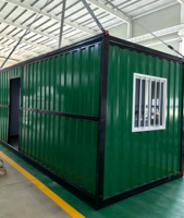 Maison préfabriquée modulaire de luxe en conteneur, démontable, en acier, de différentes couleurs, 20 pieds, 40 pieds