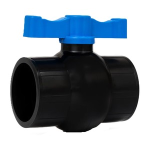 โรงงานขายส่ง บอล UPVC ขนาด 110 มม. คุณภาพสูง มาตรฐาน DIN พร้อมมิเตอร์วัดปริมาณน้ำแบบแมนนวลคู่ ผลิตตามแบบ OEM - Product Image 1