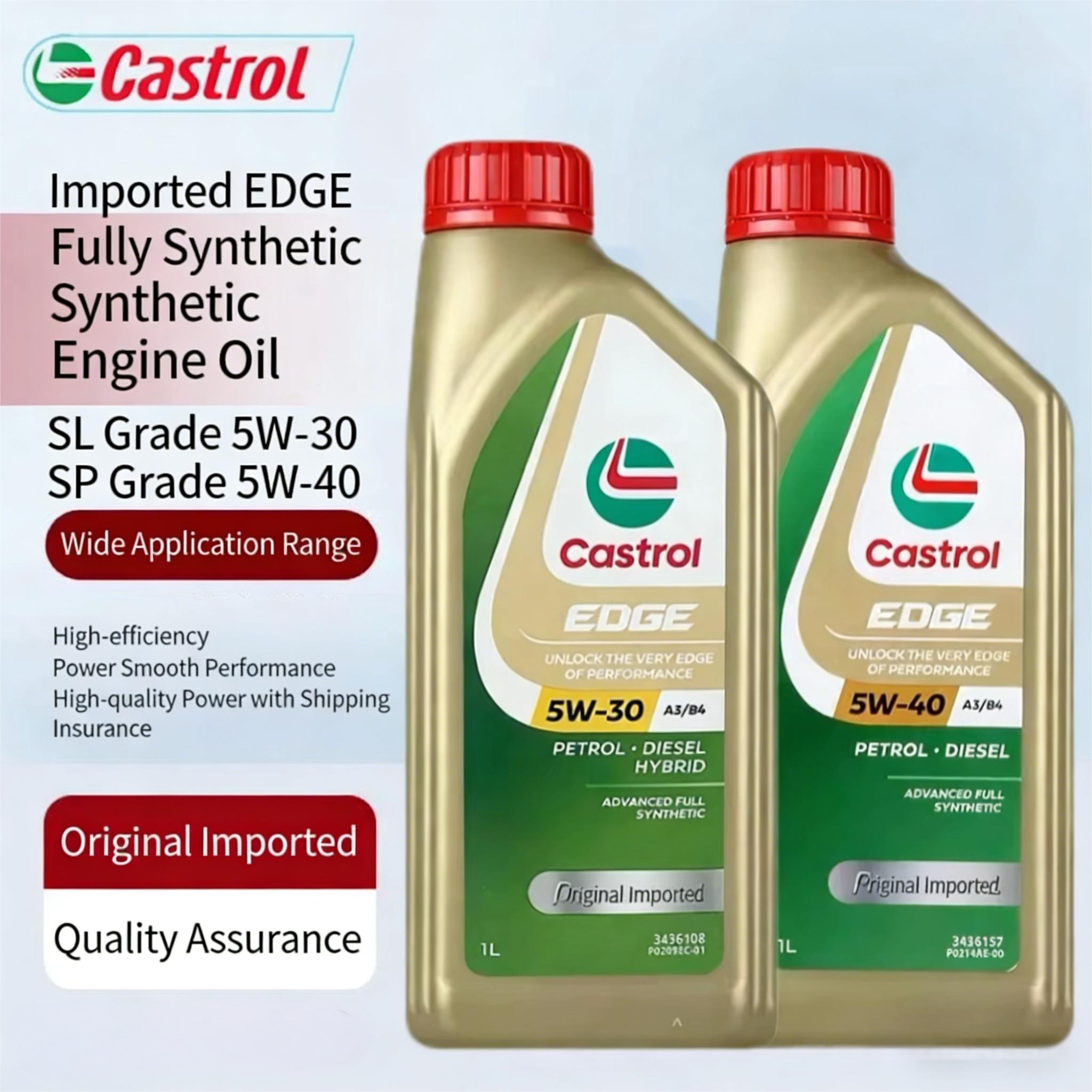 Edge Exclusive 5W-40 SP Full Synthetic Oil | Malaysia Import | 1L 24 Bottles/Case