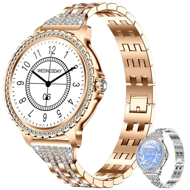 Fashion Ladies Smart Watch Large Screen BT Call Custom Dial AI Voice Assistant Heart Rate Health Monitoring I58 Smartwatch