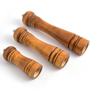 工厂Tik Tok热卖热卖三种尺寸3pcs木盐胡椒磨磨粉机套装 - Product Image 6