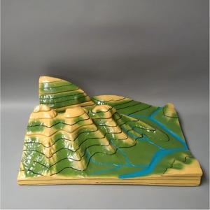 Modèle de carte topographique magnétique, modèle de relief du terrain détachable pour l'enseignement de la géographie - Product Image 5