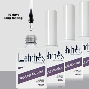 Lehchis Neiss di alta qualità In Stock crea il tuo marchio estremo lucido non giallastro senza salviettine blu lucido Top Coat - Product Image 1