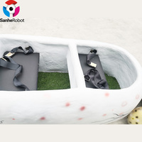 Simulación T Rex dinosaurio modelo precio de fábrica niños tren dinosaurio paraíso tren máquina de juego de entretenimiento para niños parque infantil