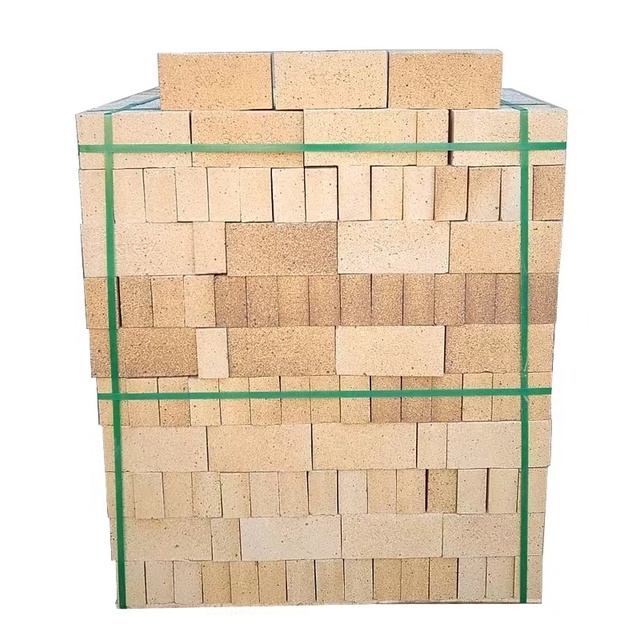 Refractory Clay High Alumina Fire Brick Brown 230x114x65mm High Temperature Resistance Sanjing Brand for Steel Converter Kiln