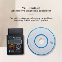 Conexión inalámbrica Mini Bluetooth ELM327 V2.1 Auto OBD escáner lector de código herramienta de diagnóstico de coche Super ELM 327