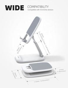 Support de téléphone portable ergonomique Lamicall DP13, support de bureau, angle réglable, support pliable, mains libres, reconnaissance faciale vidéo - Product Image 5