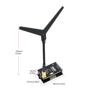 1.2G 1.2GHz 1W 1000mW Receiver VRX & Transmitter VTX Video Transmitting Module For FPV <b>RC</b> Racing <b>Drones</b> with Y-shaped Antenna - Product Image 3