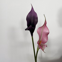 Tulipes artificielles élégantes de haute qualité GOG1068 en PU au toucher réel, faites à la main, pour la Saint-Valentin, les mariages, Noël, les remises de diplômes