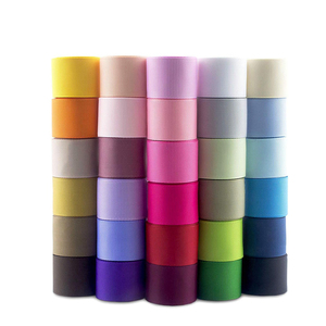 Any Size Wholesale Custom Printing Gift Wrapping Grosgrain <b>Ribbon</b> With Logo - Product Image 1