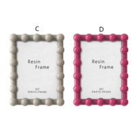 Cadre photo en résine personnalisé au design exclusif, six couleurs classiques, bobine durable HOMCO pour la décoration de bureau