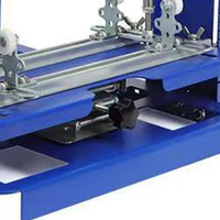 Gran oferta, máquina de serigrafía cilíndrica Manual para pulseras de silicona, impresora de pantalla de pluma fácil de operar