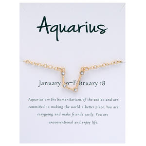 Yiwu Daicy Pas Cher Prix Chaîne Zodiaque Bracelet Minimaliste alliage <span class=keywords><strong>avec</strong></span> carte strass Bracelet constellations bracelet Pour les femmes - Product Image 3