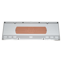 Base de clavier mécanique CNC anodisé personnalisé aluminium cuivre modèle 3D fil technologie EDM claviers CNC en aluminium pour étui