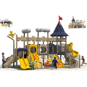 Guardería para bebés, escalador <span class=keywords><strong>de</strong></span> madera, casas <span class=keywords><strong>de</strong></span> <span class=keywords><strong>juegos</strong></span> <span class=keywords><strong>de</strong></span> plástico para niños al aire libre con tobogán, equipo <span class=keywords><strong>de</strong></span> parque infantil usado a la venta - Product Image 5