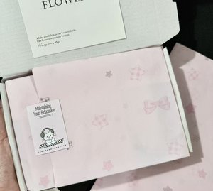 17g pink bow tissue <b>paper</b> packaging high end clothing gift <b>wrapping</b> <b>paper</b> accessory <b>wrapping</b> <b>paper</b> customizable size logo - Product Image 1