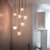 Luminaire suspendu design haut de gamme moderne, lampe suspendue simple et luxueuse pour chambre à coucher, table à manger ou bar, pour restaurant ou usage domestique