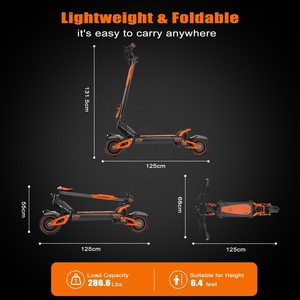 สกู๊ตเตอร์ออฟโรดสำหรับผู้ใหญ่ รุ่น F4 ระยะทาง 100 กม. กำลัง 1400 วัตต์ ยางใหญ่ พับได้ มีสินค้าในคลังสินค้า EU - Product Image 6