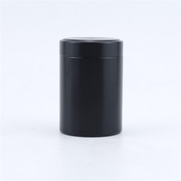 Boîte de rangement en métal à l'épreuve des enfants pour préserver la fraîcheur, boîte en étain pour thé, café, épices, pot de rangement en aluminium avec couvercle à vis