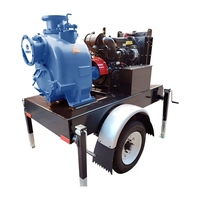 Pompe à eaux usées à vendre, pompe centrifuge diesel auto-amorçante de 2 pouces avec alimentation 220 V