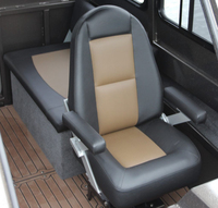 Bateau de pêche haut de gamme en aluminium de 22 pieds doté d'une console centrale à vendre comme yacht de pêche récréative en mer