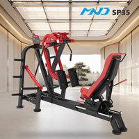 Presse pectorale professionnelle Iso Wide, équipement de musculation MND Fitness pour salle de sport commerciale à Los Angeles, durable
