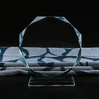 HDW Großhandel K9 Blanko Kristall-Trophäen Auszeichnungen Kundenspezifische 3D Laser gravierte Logo Glas-Trophäe