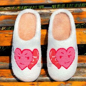 Floral Slippers <strong>Women</strong> Plush Fuzzy Indoor Shoes Cute Flower Embroidery Design Soft Warm Home Footwear with Memory Foam Slippers - Product Image 6