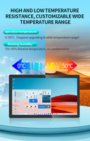 Écran tactile capacitif 10 points VESA 15,6 pouces, écran LCD TFT IPS, étanche IP65, moniteur industriel FHD 1920x1080 pour Smart