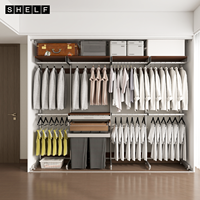 Armoire moderne en acier pour dressing, DIY, écologique, personnalisable, multifonctionnelle, pour appartement, chambre, salon, entrepôt, hôtel