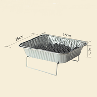 Barbecue instantané Portable jetable au charbon de bois, nouveau Design pour Camping en plein air