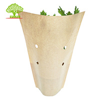 Sacs en papier Kraft biodégradables, sachets d'emballage de légumes réutilisables, pour bpp, lot de 3 pièces