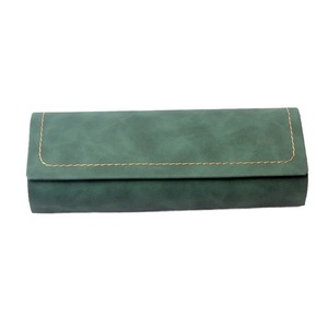 <span class=keywords><strong>Étui</strong></span> en cuir fait main pour <span class=keywords><strong>lunettes</strong></span> de soleil rectangulaires de style japonais pour femmes et hommes, résistant aux chutes, compact et portable, pour étudiants - Product Image 4