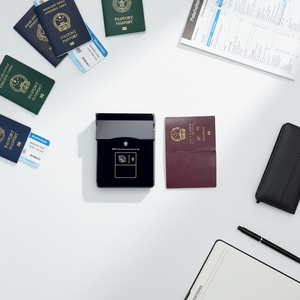 Lecteur de passeport externe USB de type autre, intelligent, rapide, pour ordinateur portable, identification et extraction MRZ, noir - Product Image 1