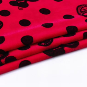 Co Kháng Mobra Velour Hoa Abra Chất Liệu Vải In Tùy Chỉnh Dệt Polyester Hoa 5000/9000 Nhuộm Vải Nhung - Product Image 6