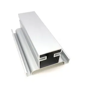 キャビネット/垂直アルミニウムハンドルプロファイルをぶら下げている壁ユニットのための銀色のキッチン上部ゴラプロファイル