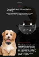 Collier anti-aboiement automatique intelligent en ABS, 3 modes, sensibilité réglable, pour chiens de petite, moyenne et grande taille