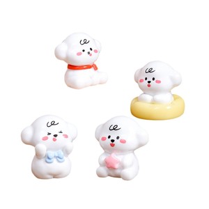 Adorno de Resina con Diseño de Cachorro Peludo, Estilo de Dibujos Animados, Decoración de Escritorio para el Hogar y el Automóvil - Product Image 5
